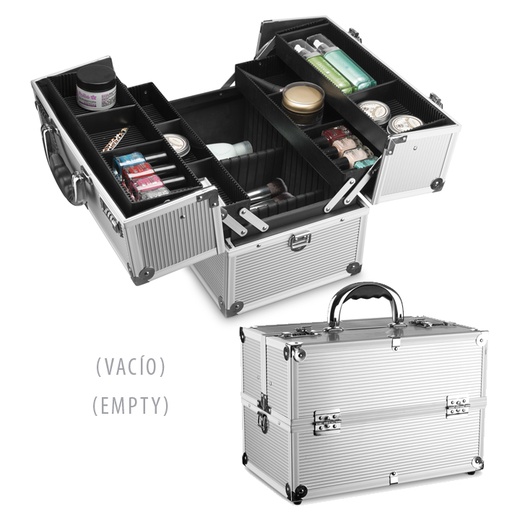 Maleta Aluminio Maquillaje 04306